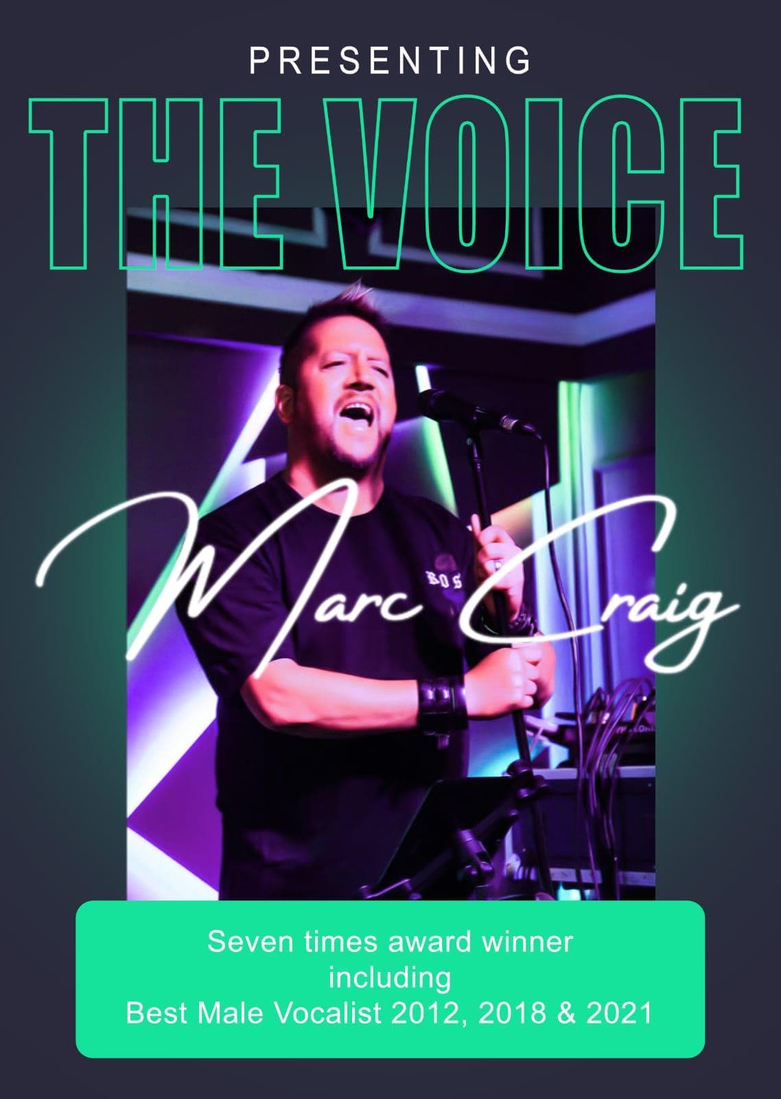 Marc Craig performing